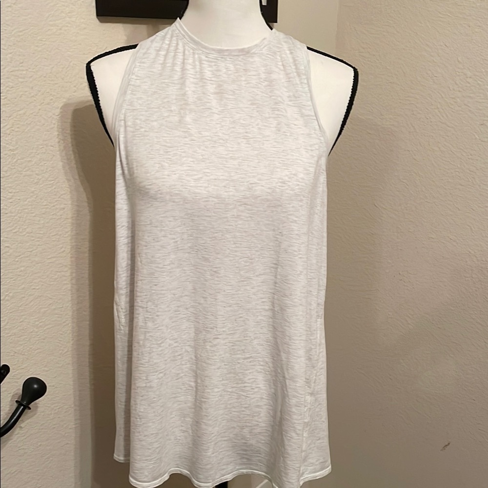 Lululemon Athletica size medium open back Heather grey Tank